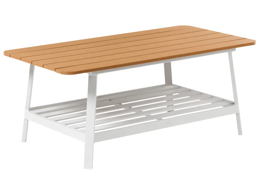 Trädgårdssoffgrupp med bord 4-sits ORERO Taupe_1027771