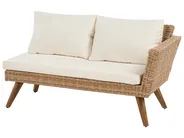 Garden Corner Sofa with Table 6 Seater VITTORIA PE Rattan Off-White_1090676