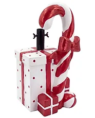 Joulukuusenjalka VANO 28 cm Joululahja Punainen/valkoinen_1185129