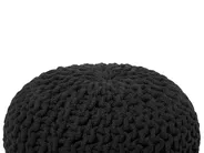 Pouffe CONRAD Cotton Black_813934