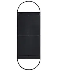 Veggspeil VALLERY 40 cm 120 cm Metall Svart_915548