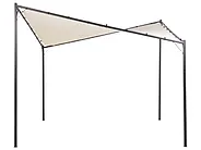 Gazebo AVENTINE 300 cm x 300 cm Metal Beige_866389