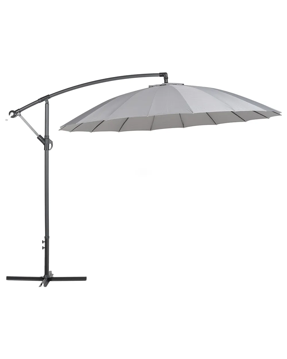 Cantilever Parasol 268 cm CALABRIA II Dark Grey