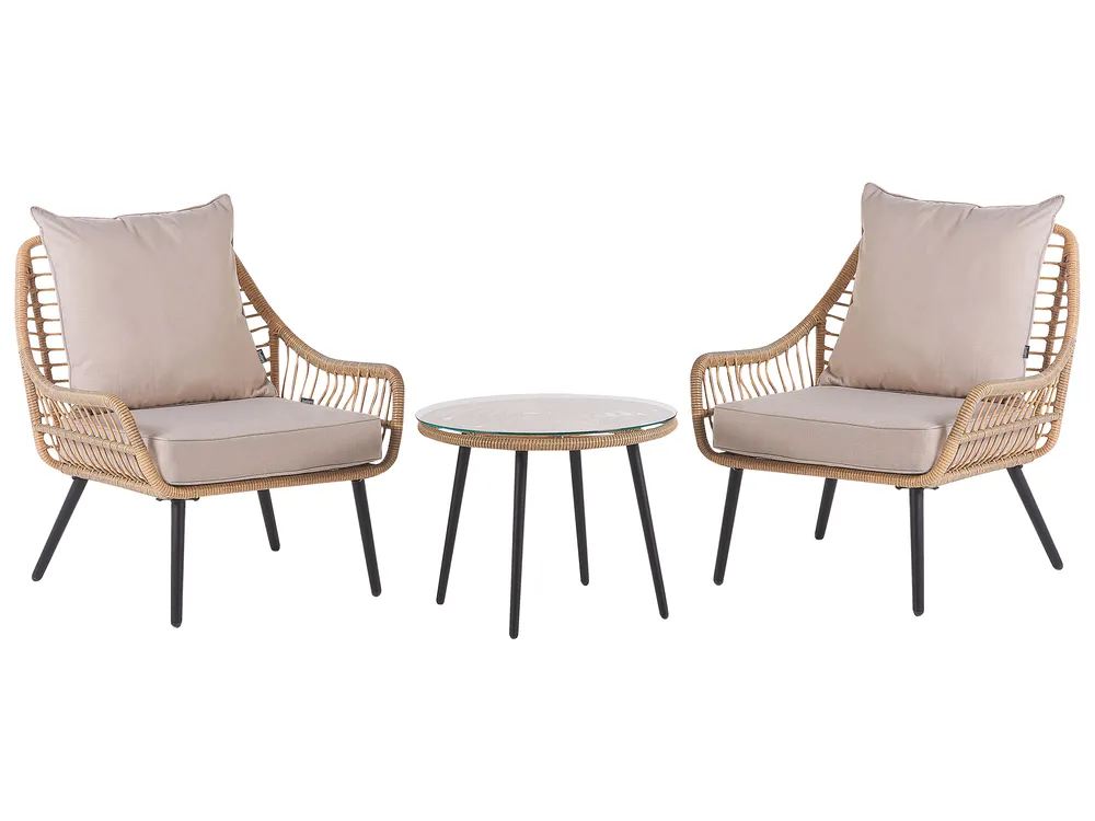 Ulkotyynyjen päällissetti LAURETO Beige_982083