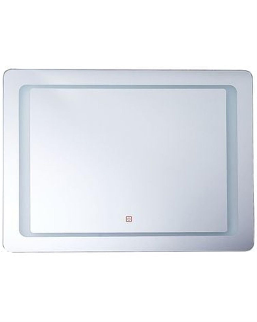 Badrumsspegel med LED WASSY 80 cm 60 cm Silver