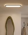 LED-taklampe CLARELLA Med fjernbetjening Med dimmer Svart