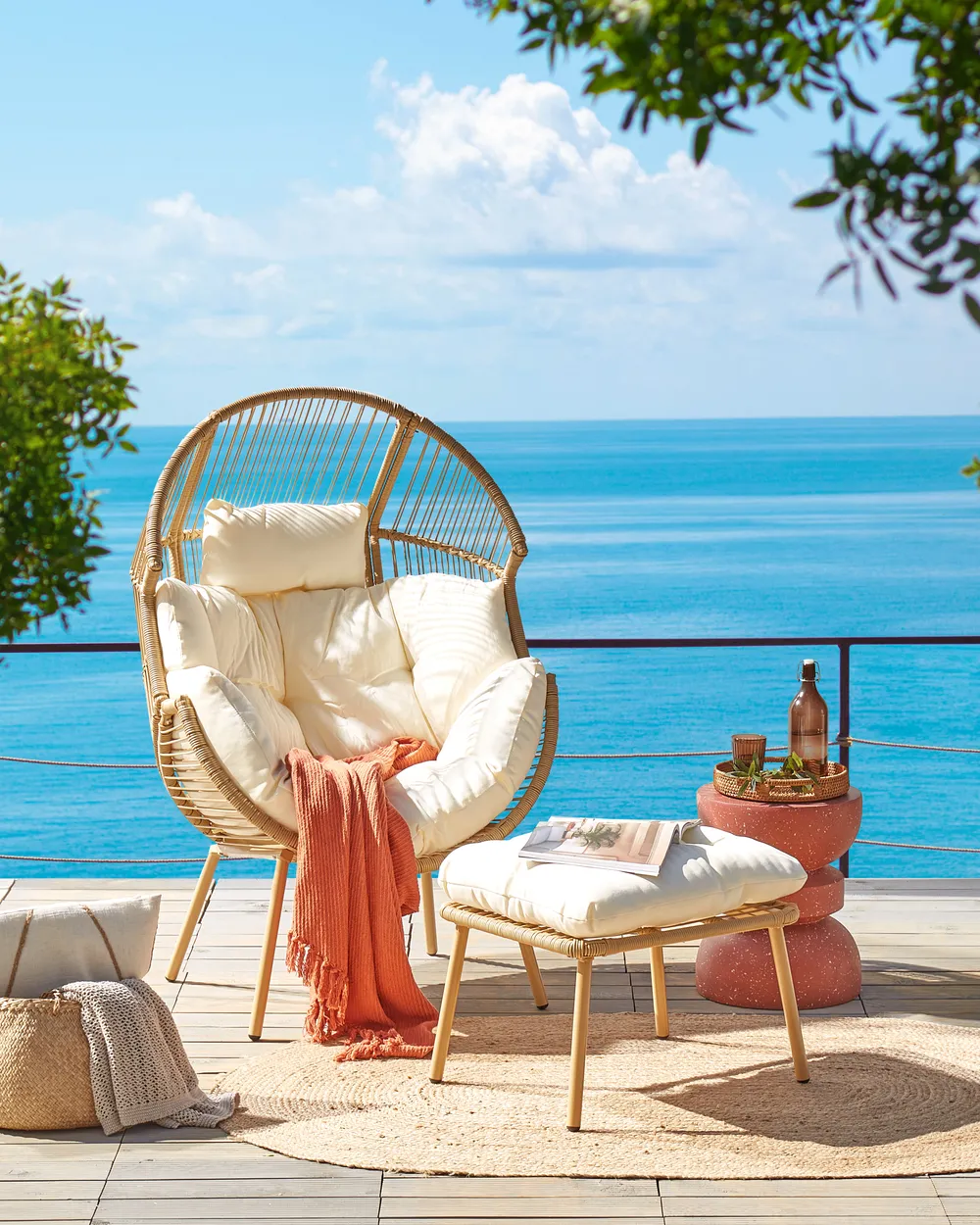 Garden Chair MURANO PE Rattan Natural