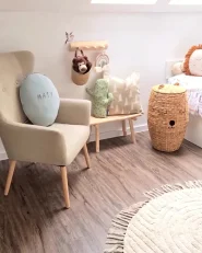 Storage Animal Stool HIPPO Hippo Faux Leather Light Grey_1172024