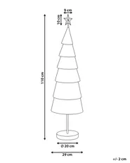 Joulukoriste PORVOO 110 cm Joulukuusi Kulta_1171057