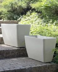 Set med 2 växtkrukor BARIS 60 cm Beige_841366