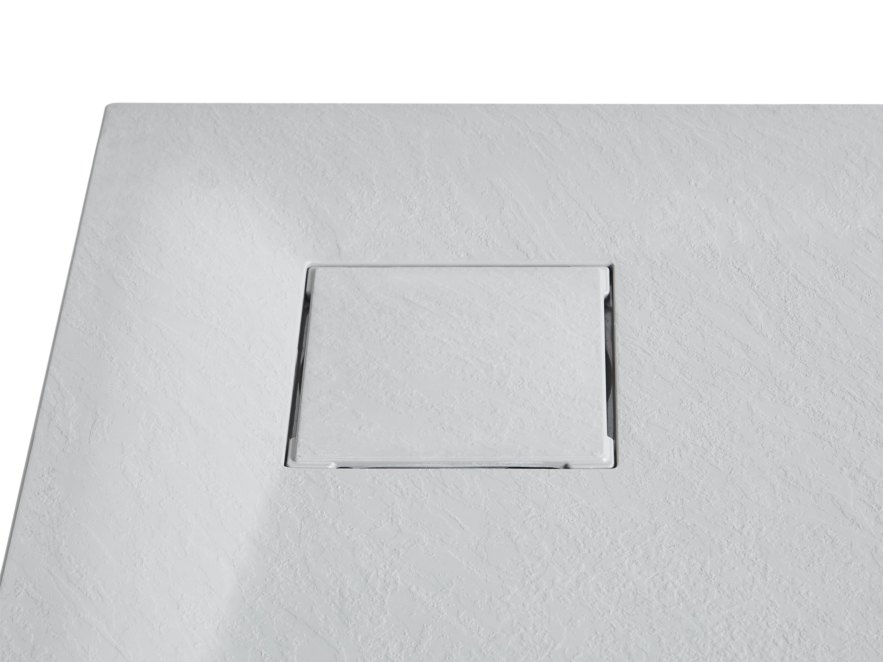 Dusjkar PARON 90 x 90 x 3 cm Grå_968799