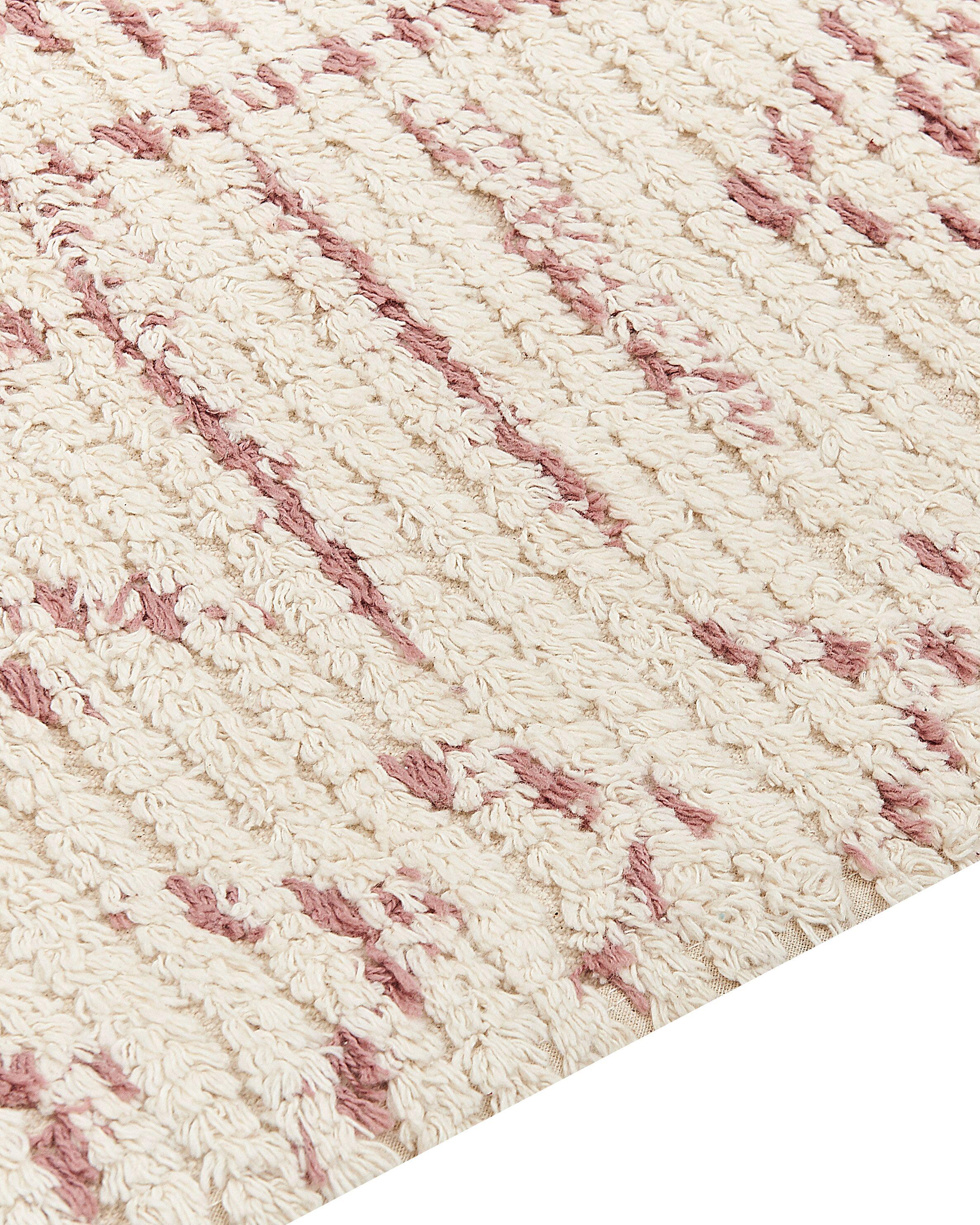 Teppe EDIRNE Beige 140 x 200 cm Bomull_839290