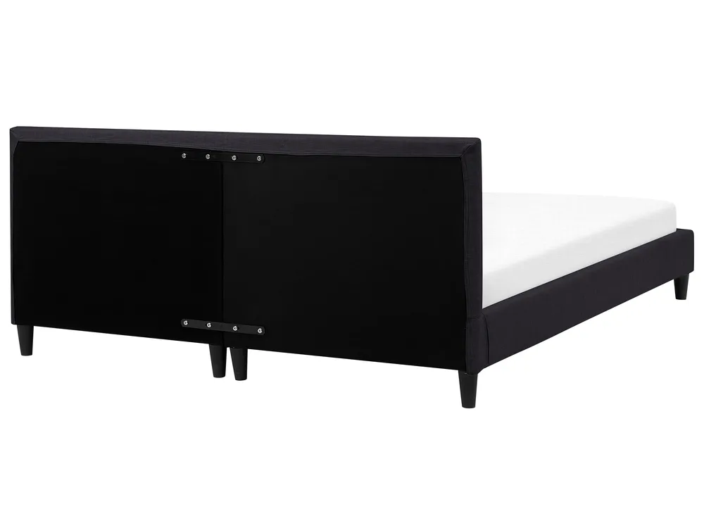 Sängöverdrag FITOU 180 x 200 cm Svart_752886