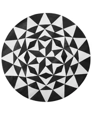 Rug TURGUTLU Black ø 140 cm Leather_954392