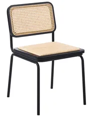 Ruokatuolisetti 2 kpl CORVALLIS Polyrottinki Musta_1058797