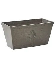 Set of 2 Plant Pots PORIA 60 cm Grey_841660