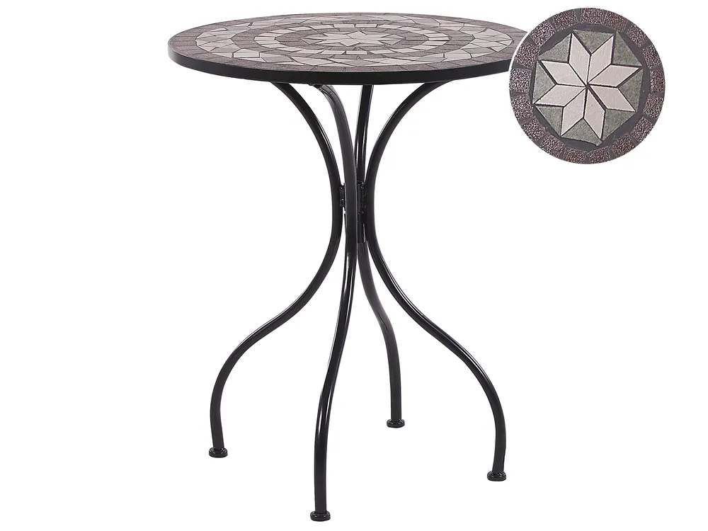 Bistro Table CARIATI 60 cm 60 cm Black