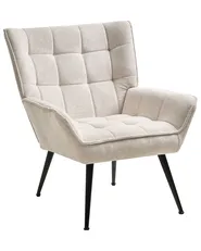 Armchair BELLINGMO Fabric Light Beige_1012232