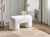 Upholstered Bench DECORAH Boucle White