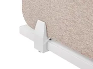 Desk Screen WALLY 80 x 40 cm Beige_853085