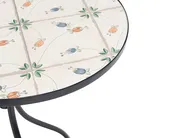 Bistro Table CARONA 60 cm 60 cm Metal Black_1065977