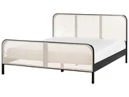 Bed Pine Wood GONFARON 180 x 200 cm (EU Super King) Black_977097