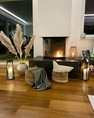Set med 2 korgar KAELLA Jute Beige_795116
