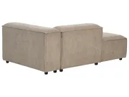 Modular Corner Sofa 4 Seater ARDAL Corduroy Light Brown Right Hand_940688