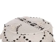 Footstool THONDI Cotton Beige_754845