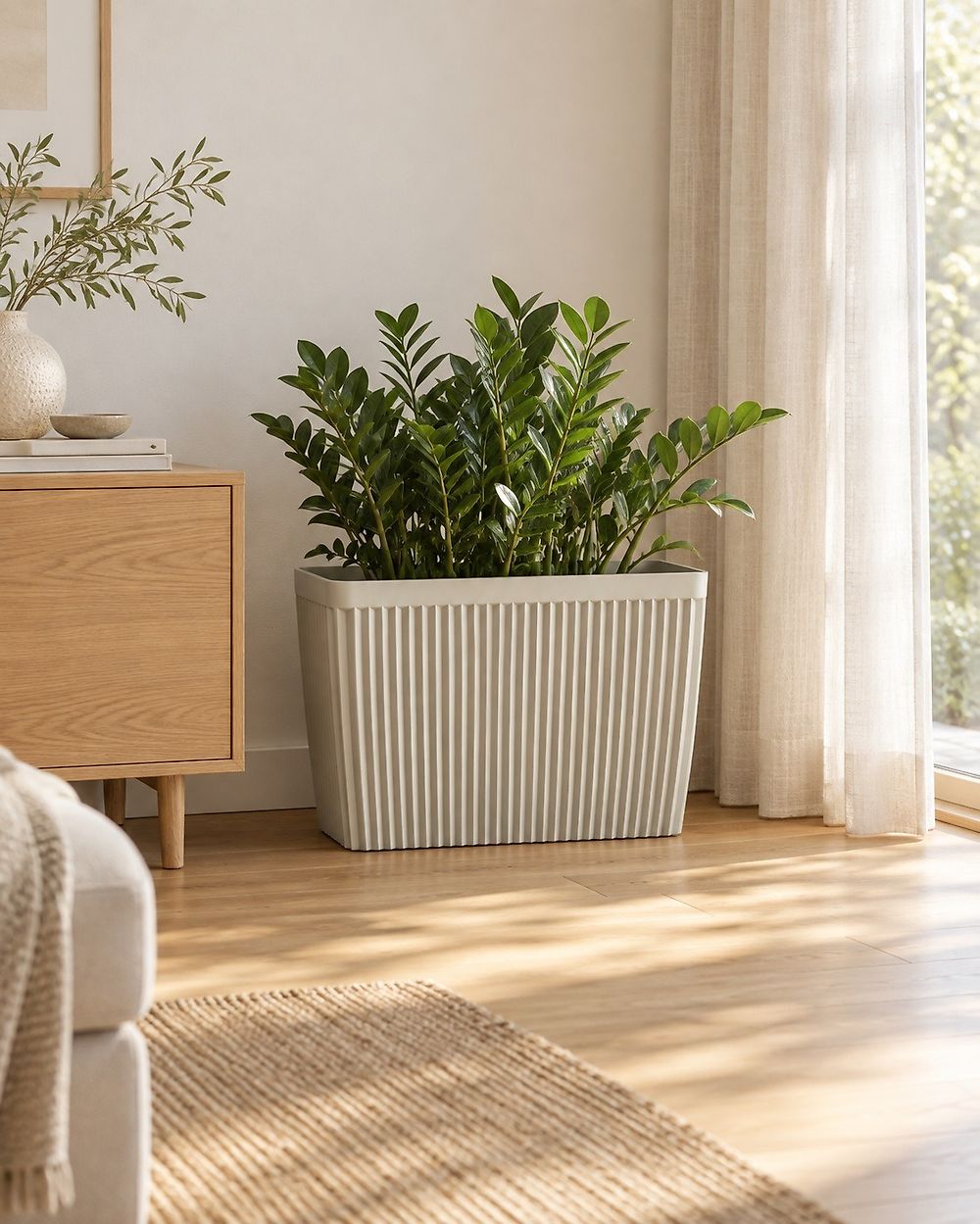 Plant Pot SISAL 58 cm Beige