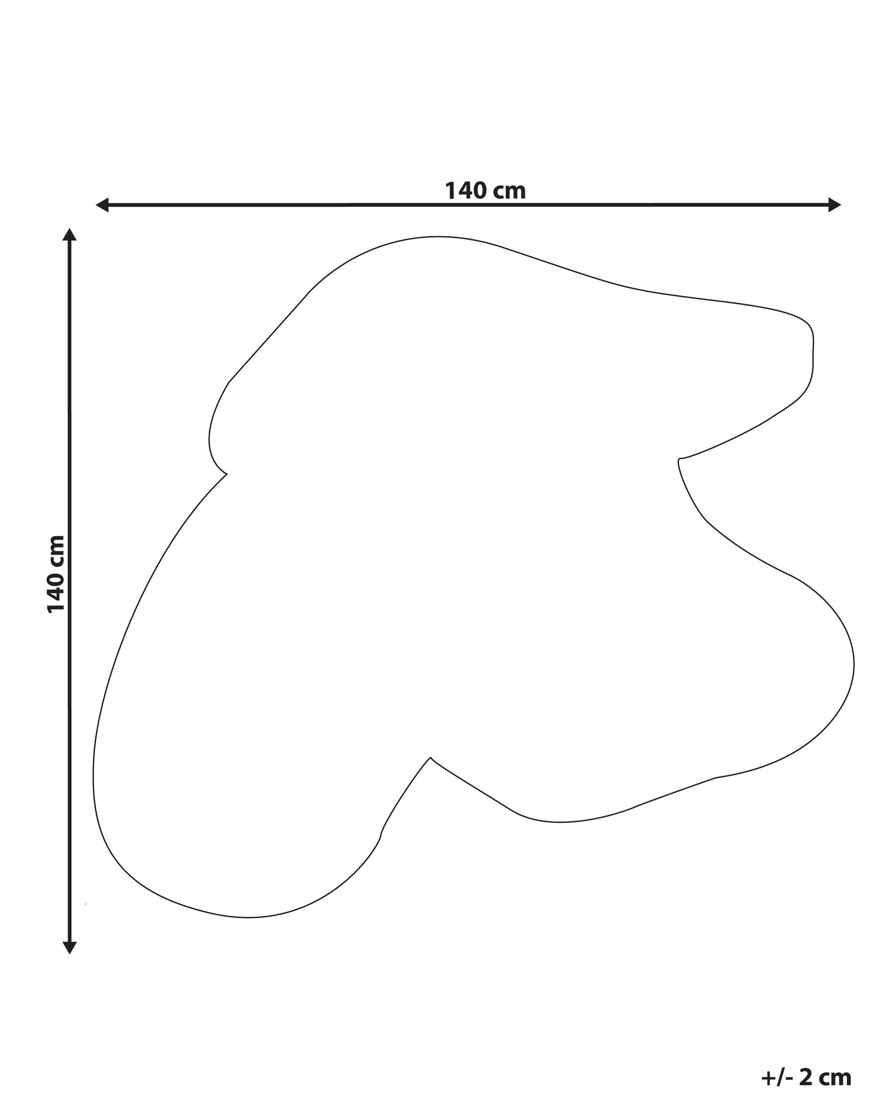 Matta SINJUWI Röd ø 140 cm Ull_909494