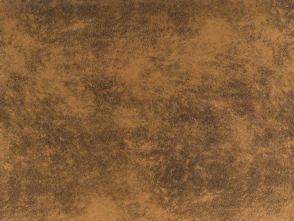 Bed Faux Leather FITOU 140 x 200 cm (EU Double) Brown_875881