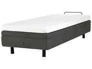 Adjustable Bed without Headboard Fabric DUKE II 90 x 200 cm (EU Single) Dark Grey_987319