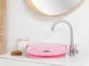 Countertop Basin TOLOSA ⌀ 360 mm Solid Surface Pink