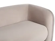 Living Room Set 5 Seater LEIREN Velvet Taupe_919511