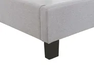 Bed Fabric POITIERS 160 x 200 cm (EU King Size) Light Grey_793446