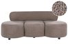 Soffa 3-sits BLAVAND Bouclé Taupe