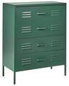 Chest of Drawers ENAGO Metal Dark Green
