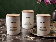 Set of 3 Scented Candles SIMPLICITY Soy Wax Fresh Notes Floral Notes_874734