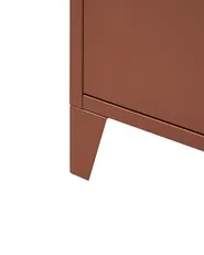 Storage Unit CARDIFF Metal Golden Brown_1123450