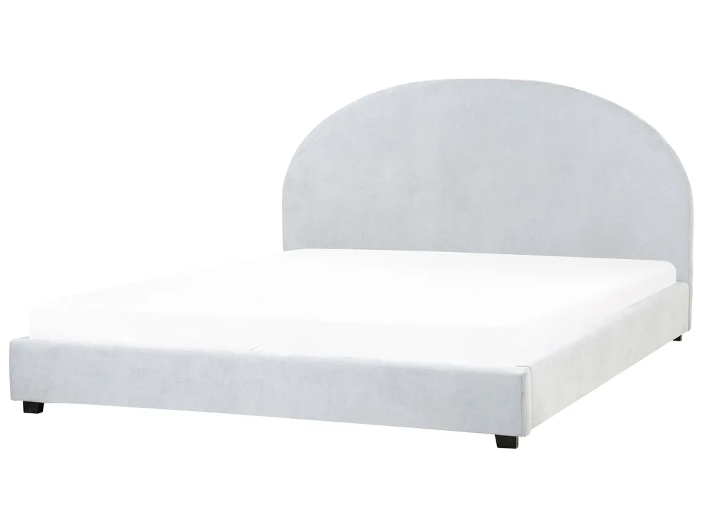 Bed Chenille VAUCLUSE 180 x 200 cm (EU Super King) Light Blue