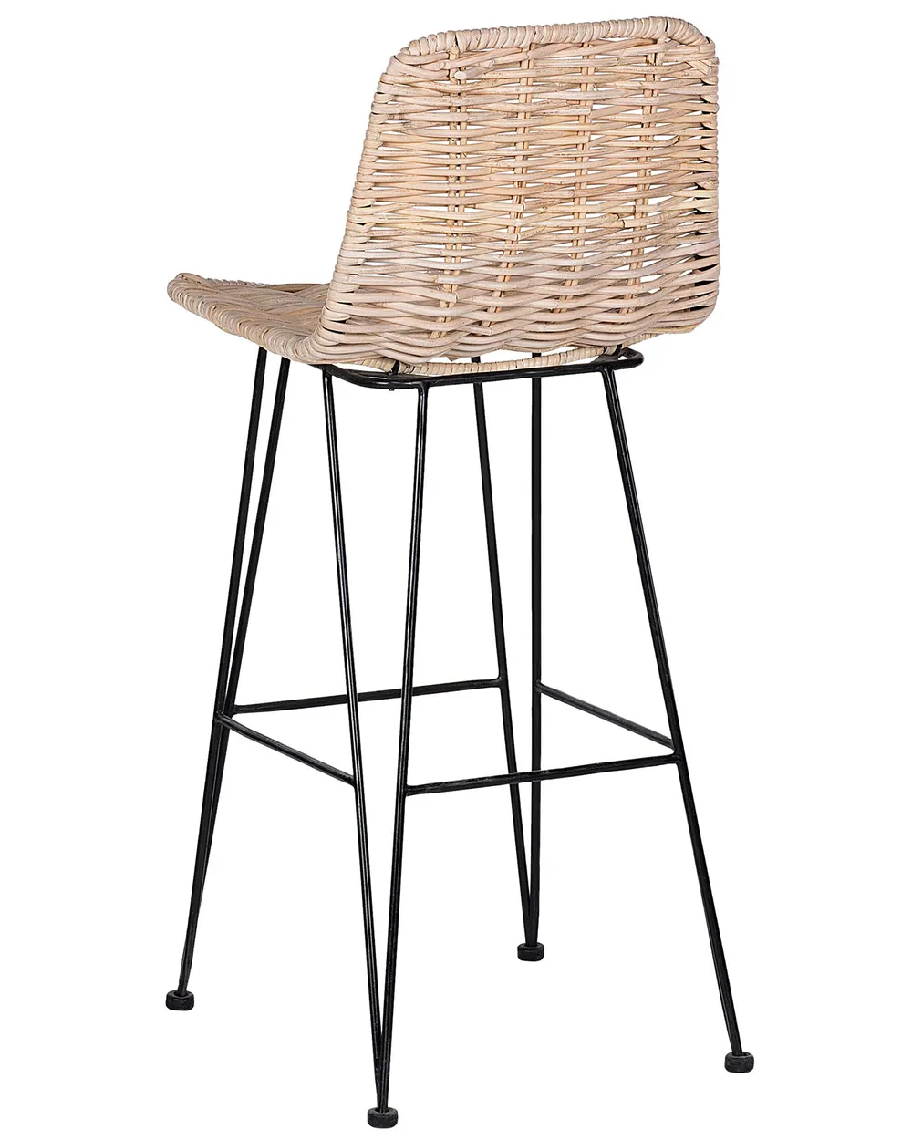 Set med 2 barstolar CASSITA Rotting Naturlig_760422