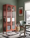 Vitriini FOXTON 80 cm Metalli Kullanruskea