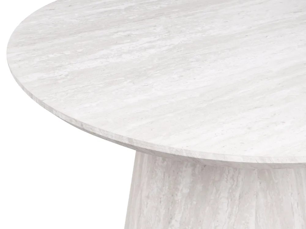 Dining Table LUMAN Travertine Effect 220 cm 95 cm_1076226