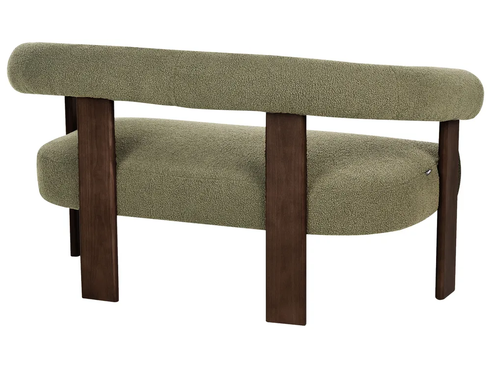 Living Room Set ILBRO Boucle Green/ Dark Brown_984944