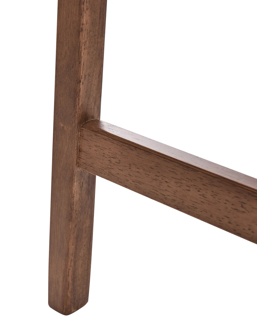 Set of 2 Bar Stools DIXON Wood Dark Brown/ Beige_949295