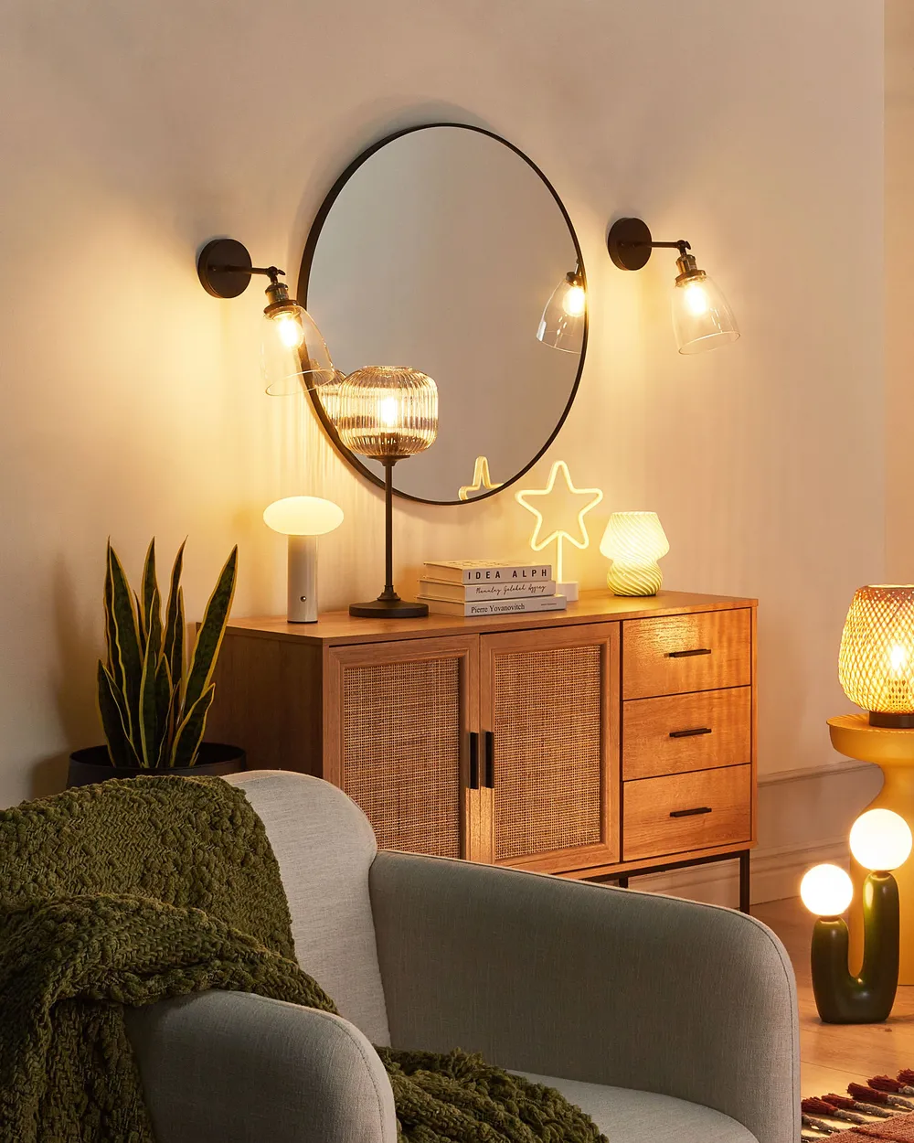 LED-neonvalaisinsetti 3 kpl FLORETTA Monivärinen_957445