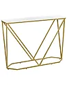 Console Table HAZEN Marble/ Gold