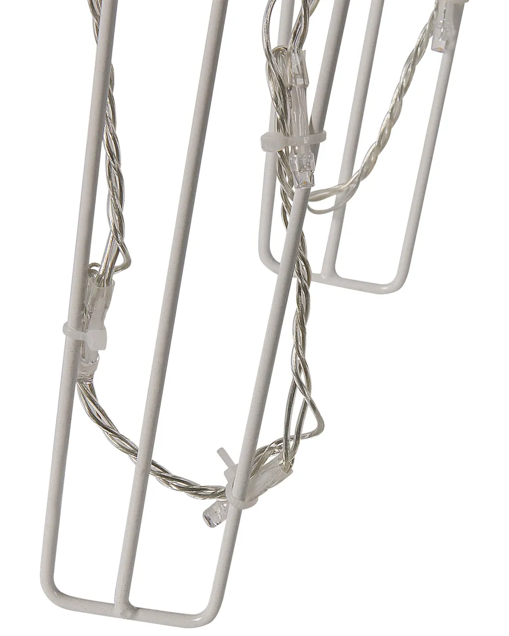 Ulkokoriste LED-valo MIKKELI 76/47/52 cm Liikkuva poro Valkoinen_812705