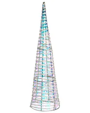 Set med 3 juldekorationer LED SONDER 40/60/80 cm Julgran Vit_1025253